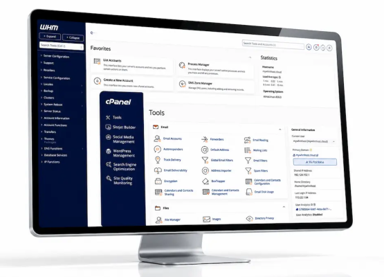 Configurare Rapidă cu cPanel/WHM Inclus